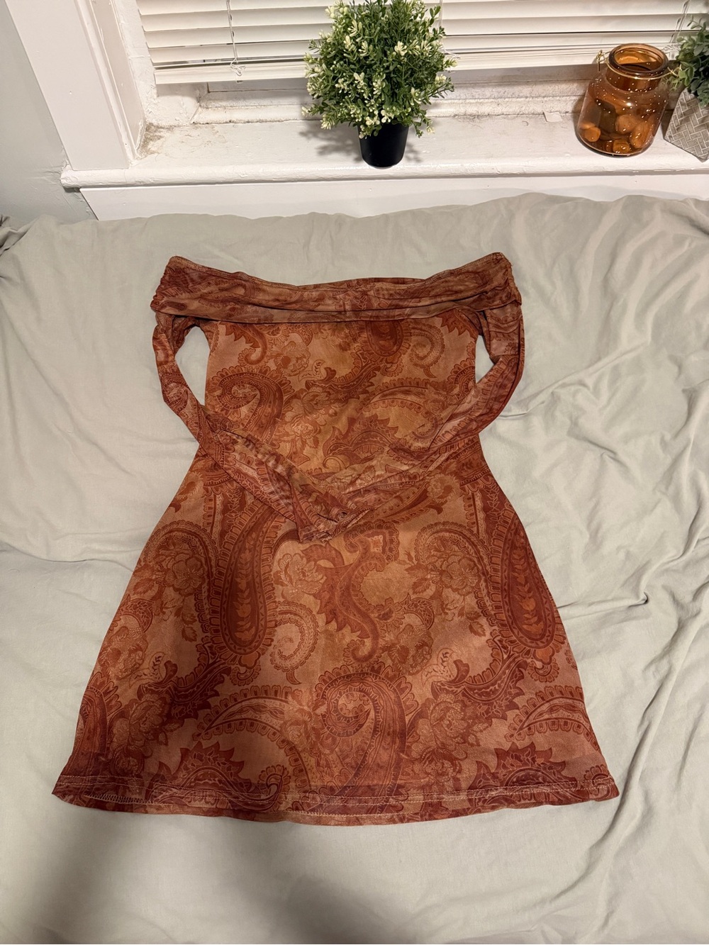 Urban outfitters off the shoulder dress